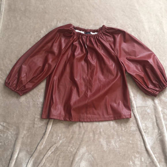 Faux-leather top - Picture 1 of 2